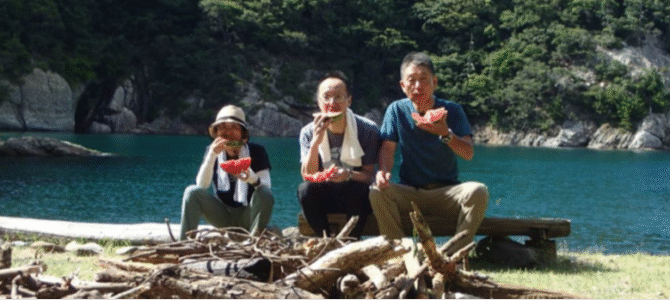 2025年7月26ｰ27会山行　鷺浦海キャンプ
