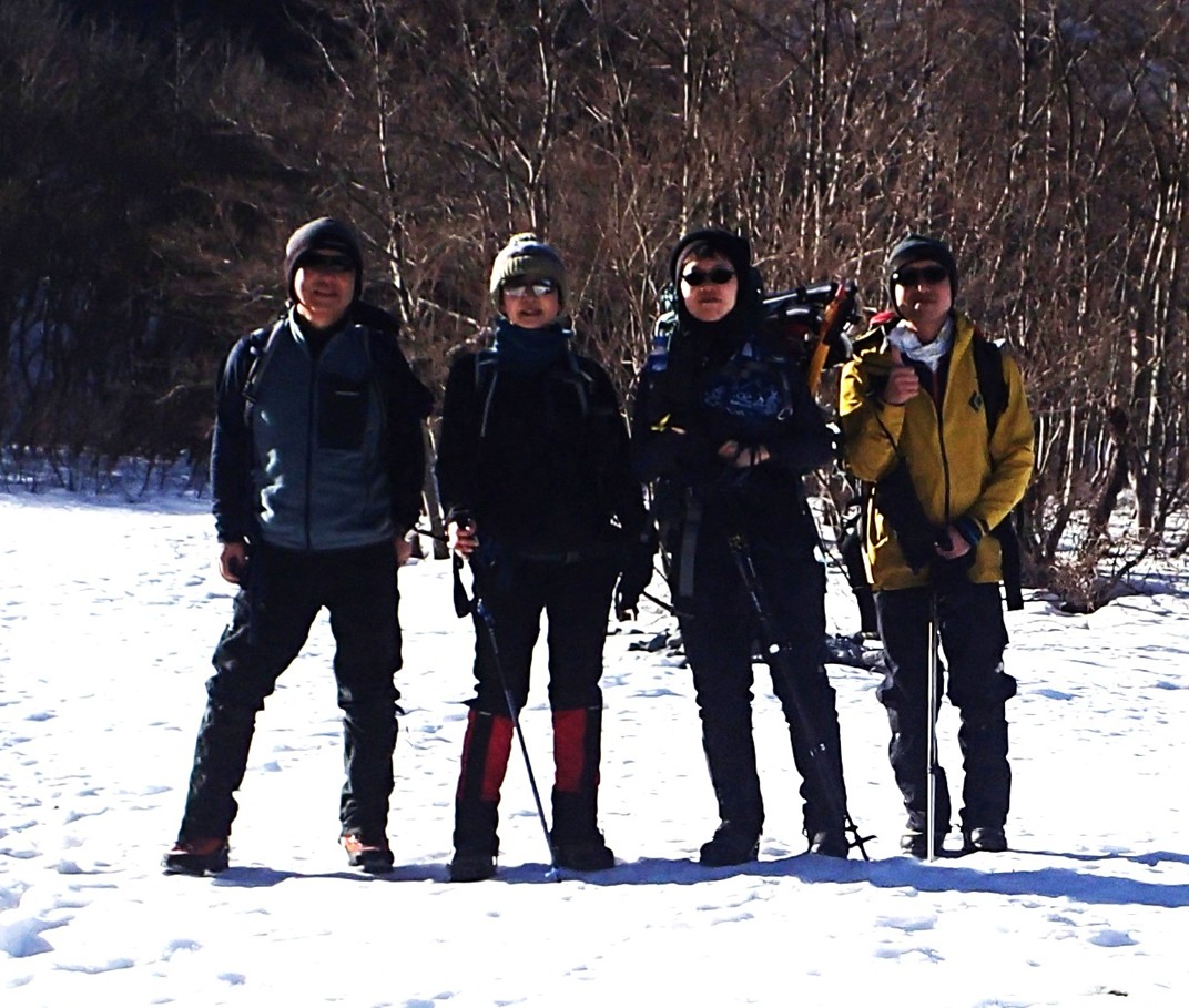 会山行報告②　大山（元谷）滑落停止訓練　