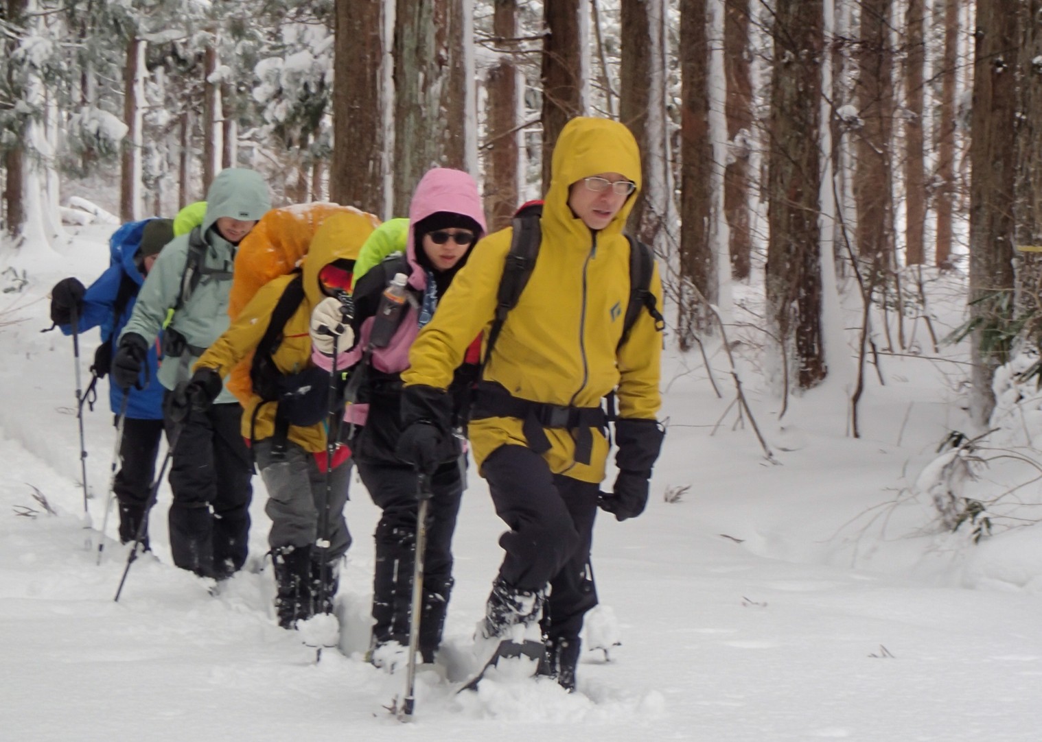 会山行報告③　雪の船通山山行